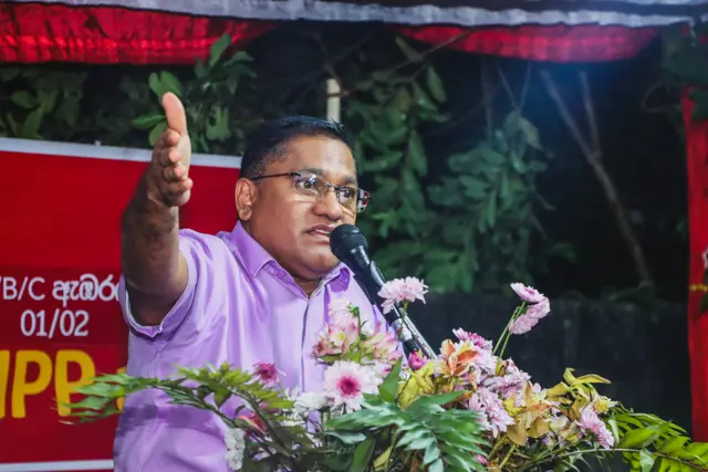 மக்கள் விடுதலை முன்னணியின் நாடாளுமன்ற உறுப்பினர் விஜித்த ஹேரத்