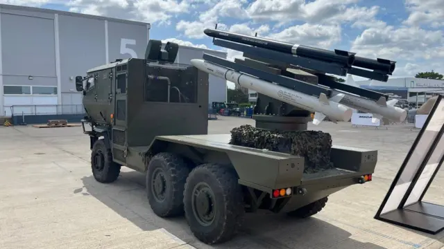 Новая ЗРК компании MBDA, установленная на платформу грузовика