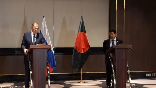 সম্প্রতি বাংলাদেশ সফরে আসেন রুশ পররাষ্ট্রমন্ত্রী 