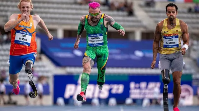 Vinícius Rodrigues durante corrida