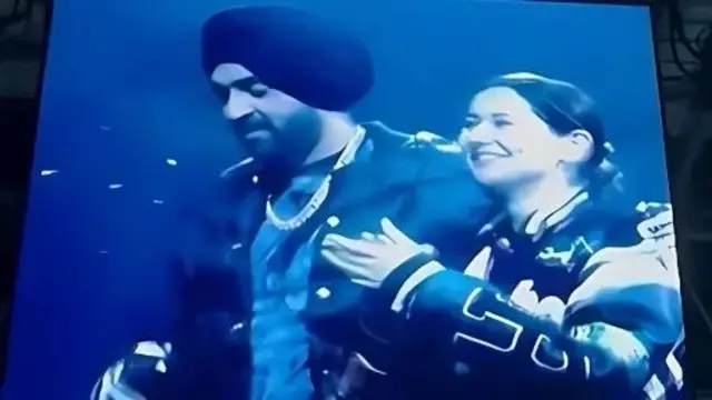 دلجیت دوسانجھ کے شو میں ہانیہ عامر