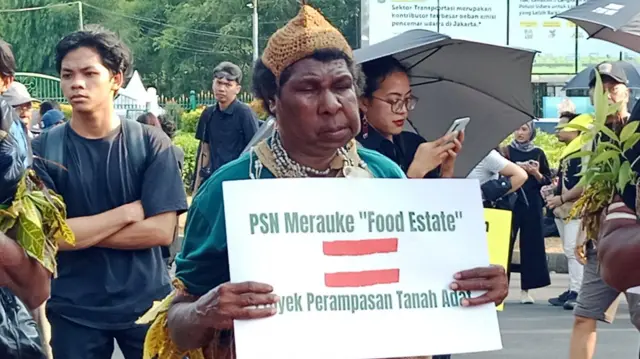 Proyek strategis nasional, food estate, merauke, papua selatan, Yasinta Moiwend, Suku Marind Kondo Digul. 