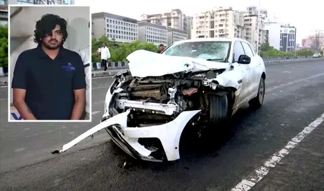 અકસ્માત કરનાર ગાડીની તસવીર