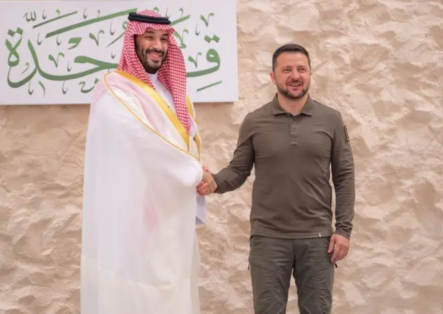 Mohamed bin Salman y Zelensky