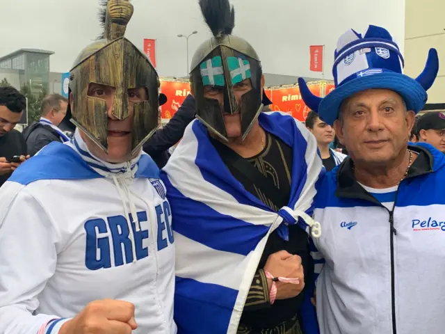 Grčki navijači pred meč sa Turskom