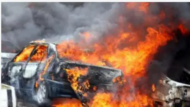 Aworan ọkọ to n jona