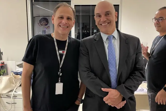 Eduardo Tagliaferro e Alexandre de Moraes