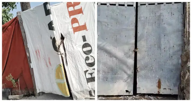 কলকাতার নিউ টাউন সংলগ্ন ঘুর্ণি অঞ্চলের দুটি তালাবন্ধ বাড়ি