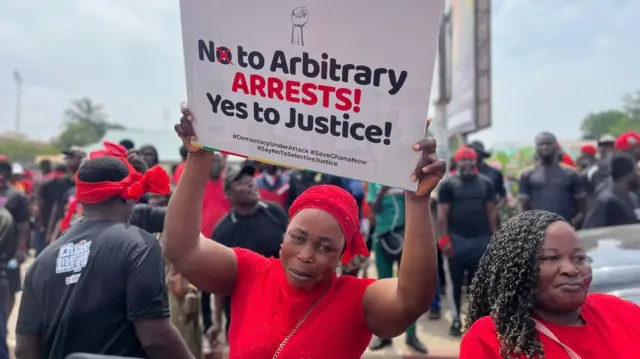 Ghanaian protesters