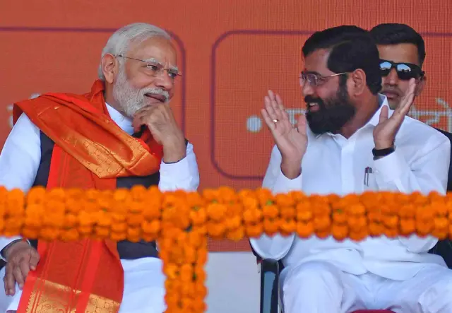 शिंदे और मोदी