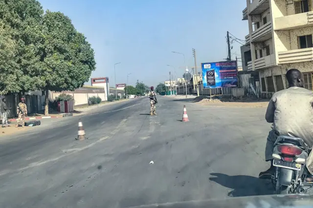 Une rue de N'Djamena