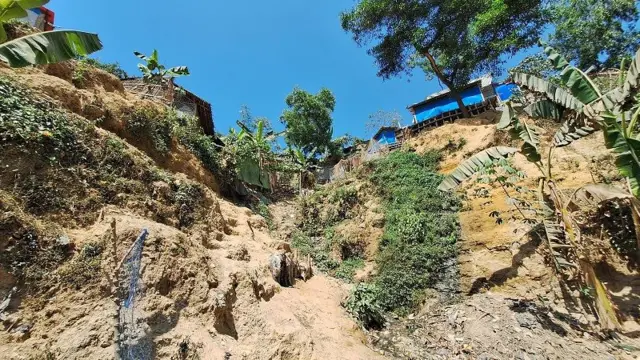 Selter pengungsi Rohingya di Cox's Bazar, Bangladesh. 