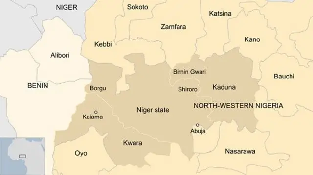 Tasawirar da ke nuna iyakar Najeriya da Nijar da Benin