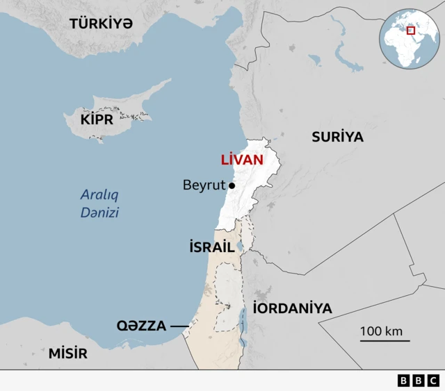 İsrail Livana havadan və qurudan hücum edib