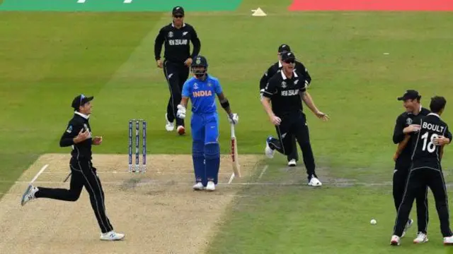 ২০১৯র বিশ্বকাপে সেমিফাইনালে ভারতকে হারিয়েছিল নিউজিল্যান্ড