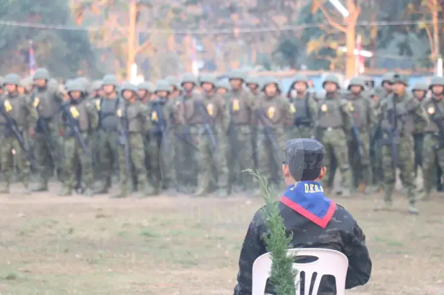 DKBA တည်ထောင်ခြင်း (၃၁) နှစ်မြောက် အခမ်းအနားမှာတွေ့ရတဲ့ DKBA တပ်ဖွဲ့ဝင်တွေ