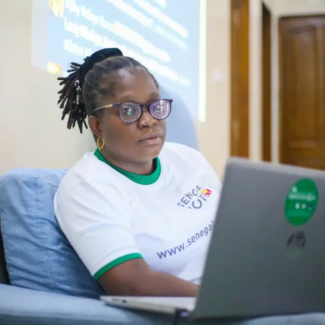 Jaly Badiane, cofondatrice de l'initiative Sénégal Vote, entrepreneure, activiste et militante des droits des femmes.