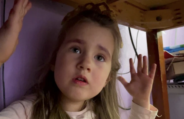 Bahnenko'nun beş yaşındaki kızı Ksuşa