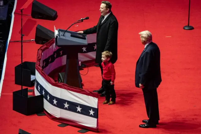 ترامپ،‌ ماسک و پسر ماسک