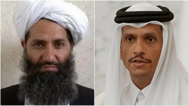 نخست وزیر قطر و رهبر طالبان