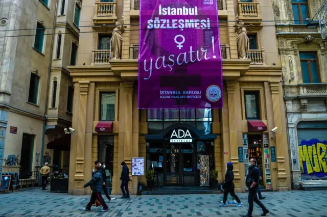İstanbul Barosu binasının 2021 tarihli fotoğrafı 