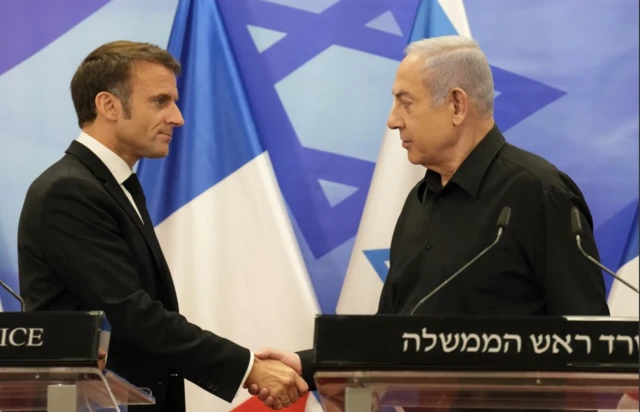 मैक्रों और नेतन्याहू