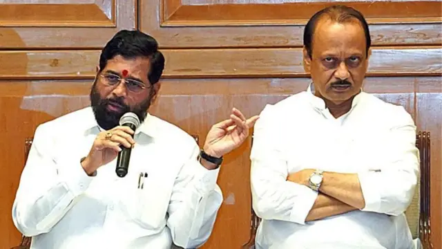 एकनाथ शिंदे आणि अजित पवार