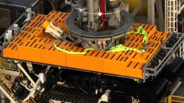 Imagen de una máquina utilizada para aspirar nódulos