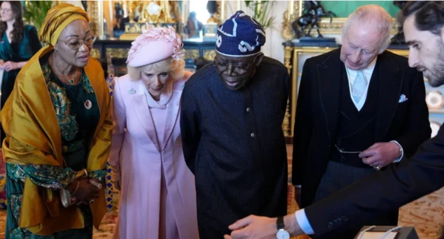 Remi Tinubu, Ezenwaanyi Camila ,Onyeisiala Bola Tinubu nke Naijiria na Eze Charle nke Briten