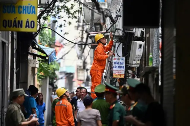 Hanoi apartment block fire