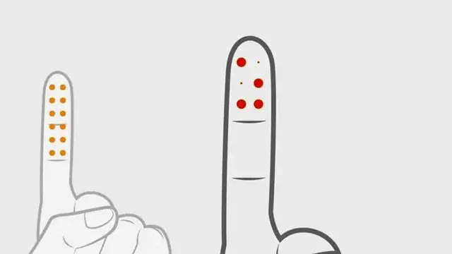 Menos pontos, mais clareza
