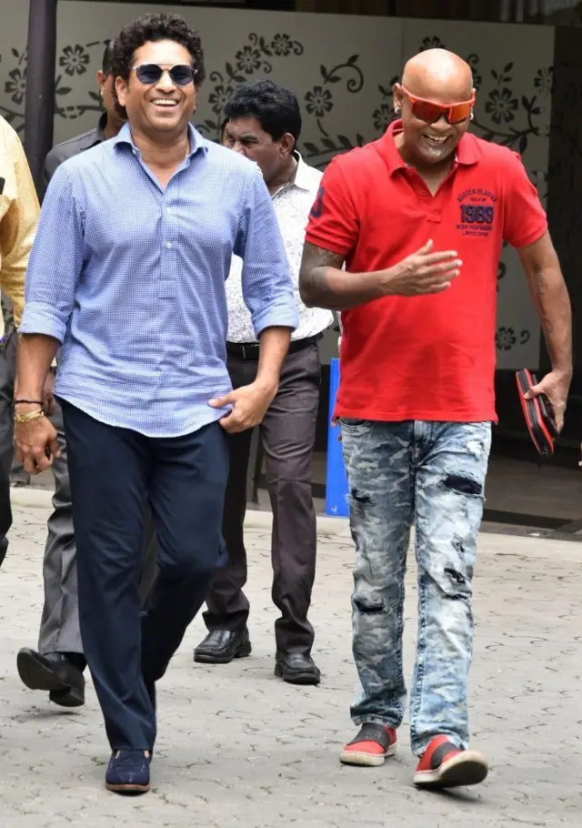 சச்சின் மற்றும் காம்ப்ளி (கோப்புப் படம்)