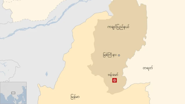 ပြည်နယ်မြို့တော် မြစ်ကြီးနားအပြင် ကေအိုင်အေ ဌာနချုပ်လိုင်ဇာနဲ့ တရုတ်နယ်စပ်၊ စစ်ကိုင်းနဲ့ ရှမ်းမြောက်အထိပါ ဆက်တဲ့ ဗန်းမော် မကျအောင် စစ်တပ်က ခုခံပြင်ဆင်နေပါတယ် 