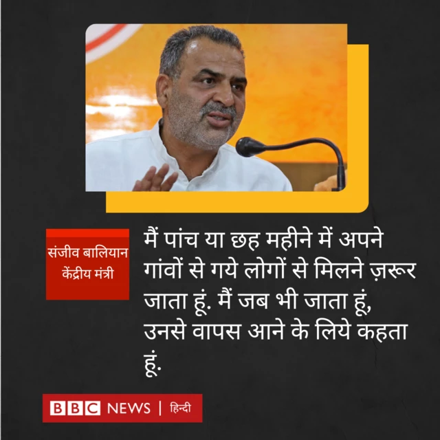 केंद्रीय मंत्री संजीव बालियान 