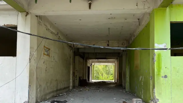 Lorong kosong Rusunawa Marunda Klaster C