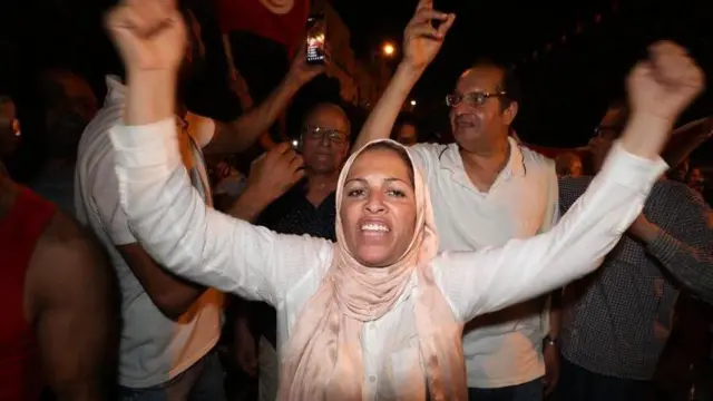 Kays Said'in destekçileri 