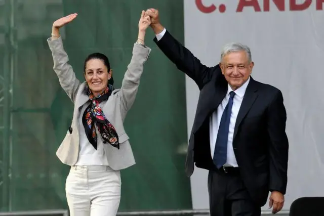Claudia Sheinbaum y AMLO