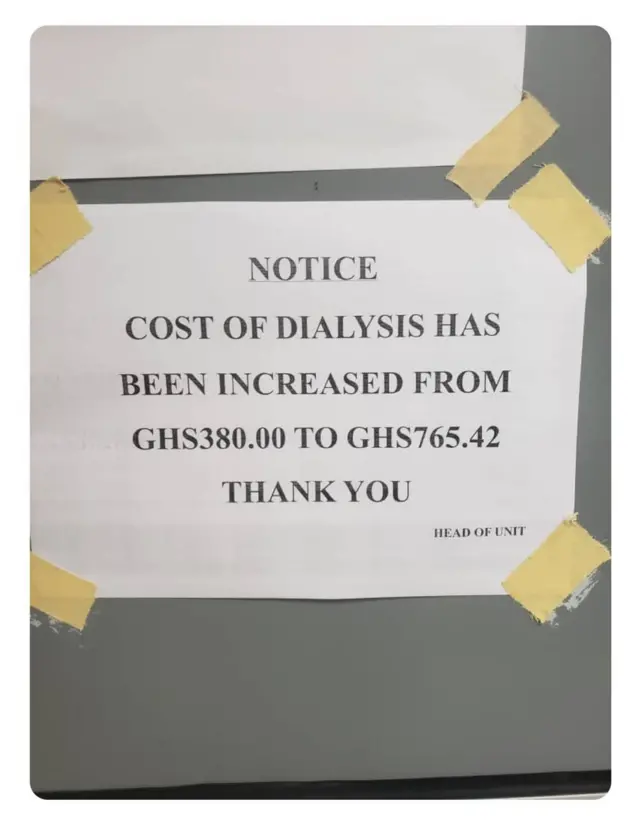 Foto wey go viral wey spark conversations about di situation for Korlebu renal unit