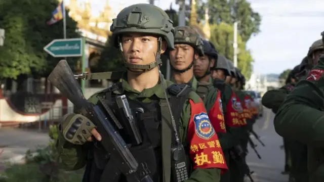 လားရှိုးမှာကင်းလှည့်နေတဲ့ MNDAA 