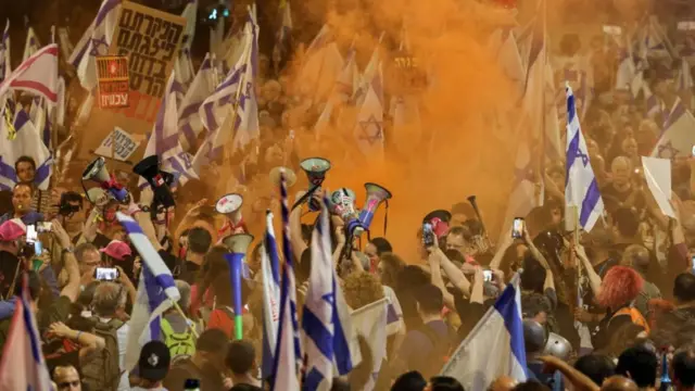 इस्रायल प्रोटेस्ट