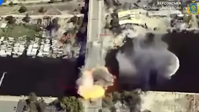 підрив мосту в Херсоні