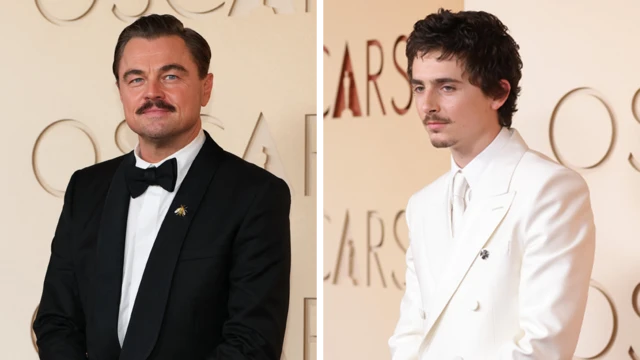 Leonardo DiCaprio ve Timothée Chalamet