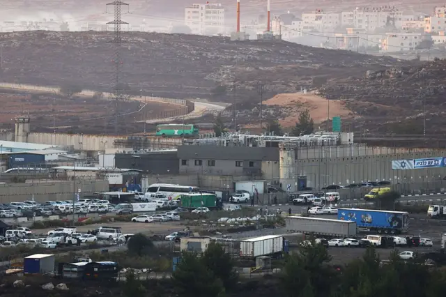 La prisión militar Ofer, cerca a Gaza