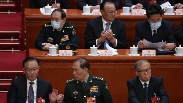 张国清、何卫东和李鸿忠