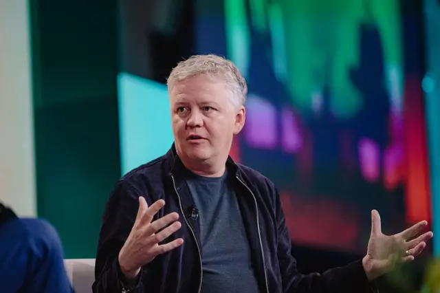 Matthew Prince, director ejecutivo de Cloudflare, durante la Cumbre Logic en Toronto, Ontario, Canadá.