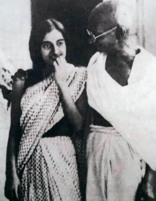 இந்திரா காந்தி, காந்தி 