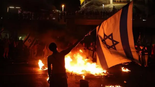 इसराइल में प्रदर्शन.