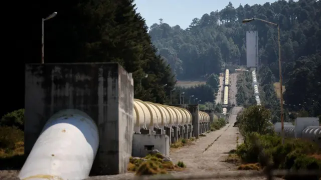 Tuberías del sistema Cutzamala
