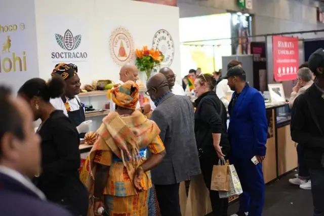 Dieudonné Ndeh au Salon du Chocolat