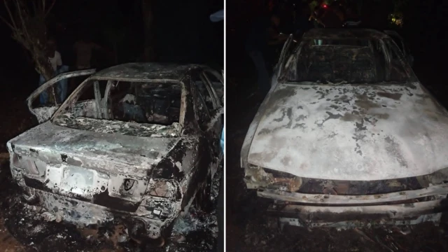 ඝාතකයින් පැමිණි බවට සැක මෝටර් රථයක්